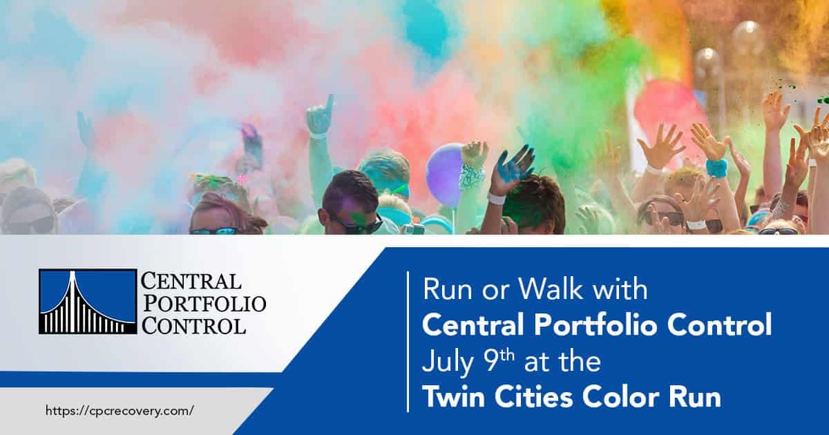 colors in the air at color run event